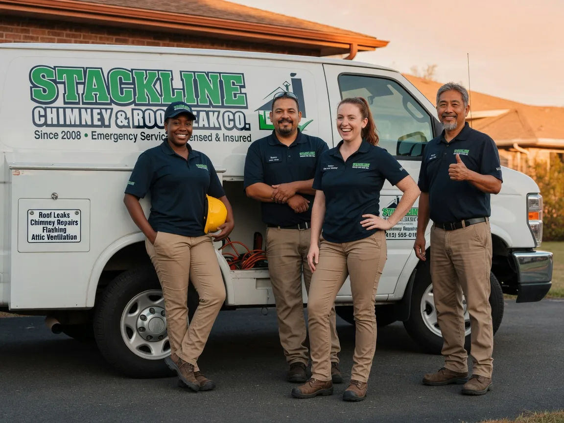 Chimney flashing repair company in Rock, WV